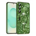 Калъф за Samsung Galaxy S25 Plus - Luxury Glitter MagSafe - Deep Green