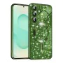 Калъф за Samsung Galaxy S25 Plus - Luxury Glitter MagSafe - Deep Green