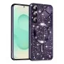 Калъф за Samsung Galaxy S25 Plus - Luxury Glitter MagSafe - Deep Purple