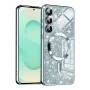 Калъф за Samsung Galaxy S25 Plus - Luxury Glitter MagSafe - Светло син