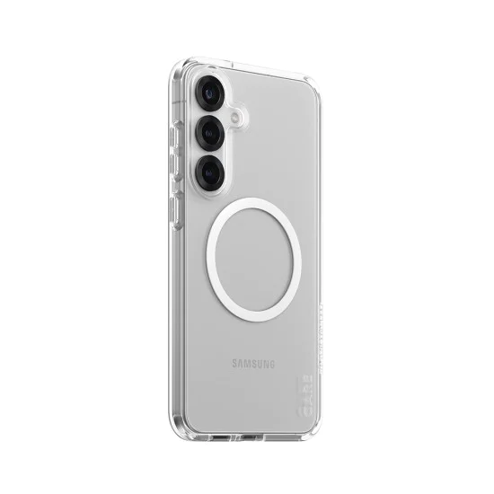 Калъф за Samsung Galaxy S25 Plus - PanzerGlass® - CARE Flagship Urban Combat White Qi Compatible - Прозрачен