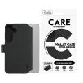 Калъф за Samsung Galaxy S25 Plus - PanzerGlass® - Калъф-портфейл с функция CARE и стойка - Черен