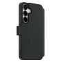 Калъф за Samsung Galaxy S25 Plus - PanzerGlass® - Калъф-портфейл с функция CARE и стойка - Черен