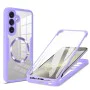 Калъф за Samsung Galaxy S25 Plus + Протектор - ColorVerse 360 ​​MagSafe MagSafe Series - лилав