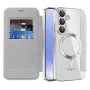 Калъф за Samsung Galaxy S25 Plus - SmartMag Book Case - Сив