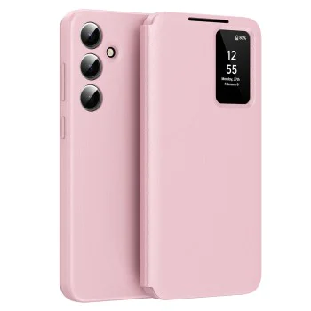 Калъф за Samsung Galaxy S25 Plus - SmartView Series - Розов