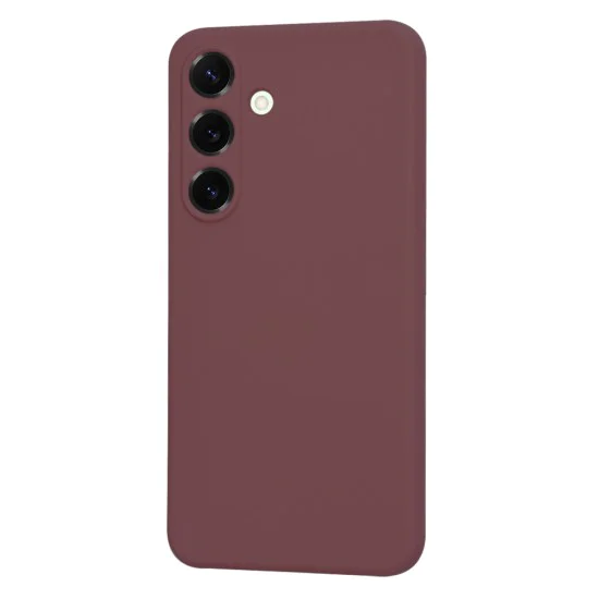 Калъф за Samsung Galaxy S25 Plus - SoftFlex - Plum Red