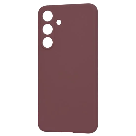 Калъф за Samsung Galaxy S25 Plus - SoftFlex - Plum Red