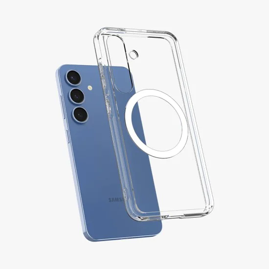 Калъф за Samsung Galaxy S25 Plus - Spigen - Ultra Hybrid MagSafe - Clear / White