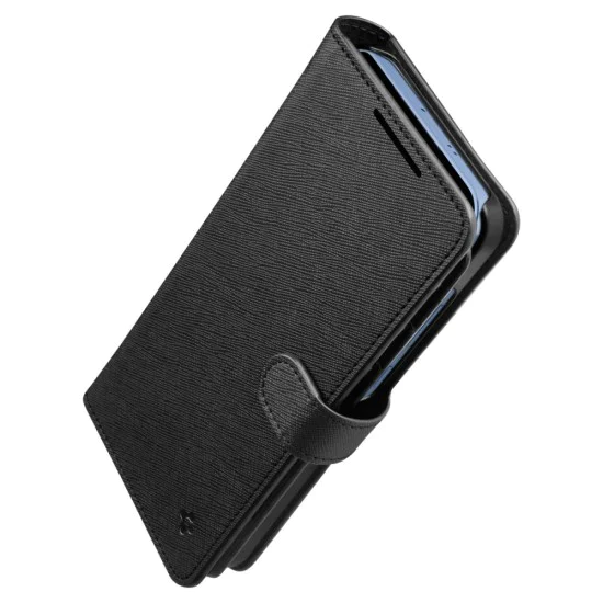Калъф за Samsung Galaxy S25 Plus - Spigen - Wallet S - Черен