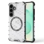 Калъф за Samsung Galaxy S25 Plus - Techsuit - HoneyComb Shield MagSafe - Бял