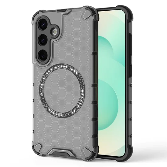 Калъф за Samsung Galaxy S25 Plus - Techsuit - HoneyComb Shield MagSafe - Черен