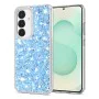 Калъф за Samsung Galaxy S25 Plus - Techsuit - Sparkly Glitter - Син