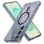 Калъф за Samsung Galaxy S25 Plus - Techsuit - Удароустойчив Clear Silicone MagSafe - Опушено Черен