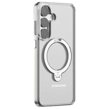 Калъф за Samsung Galaxy S25 Plus - Torras Ostand Spin Series - Clear