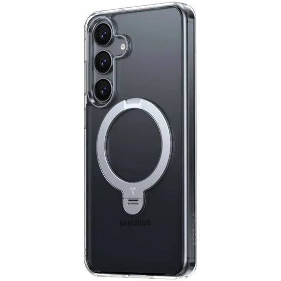 Калъф за Samsung Galaxy S25 Plus - Torras Ostand Spin Series - Clear