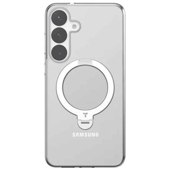 Калъф за Samsung Galaxy S25 Plus - Torras Ostand Spin Series - Clear
