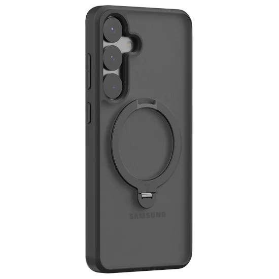 Калъф за Samsung Galaxy S25 Plus - Torras Ostand Spin Series - черен