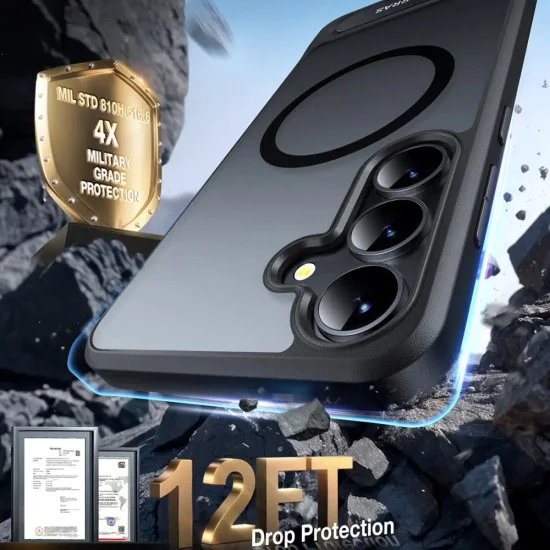 Калъф за Samsung Galaxy S25 Plus - Torras Pstand - Черен