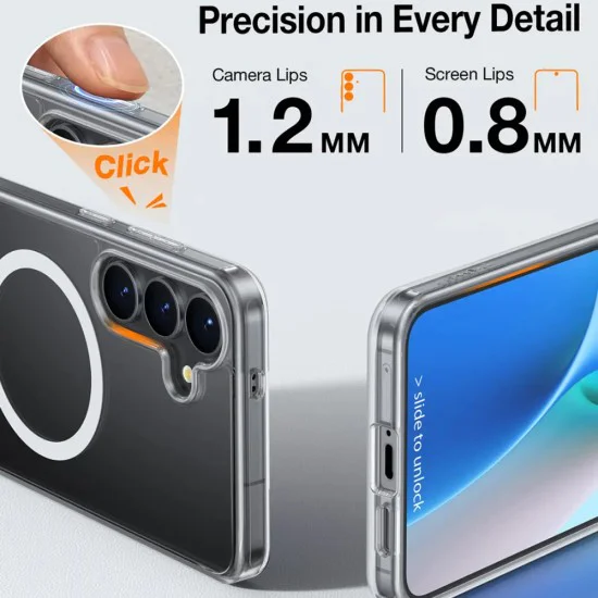 Калъф за Samsung Galaxy S25 Plus - Torras Pstand - Clear