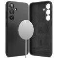 Калъф за Samsung Galaxy S25 - Ringke Silicone Magnetic MagSafe - черен