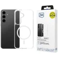 Калъф за Samsung Galaxy S25 / S24 - 3mk - Armor MagCase - Прозрачен