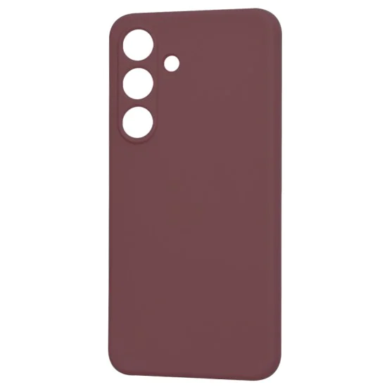 Калъф за Samsung Galaxy S25 - SoftFlex - Plum Red
