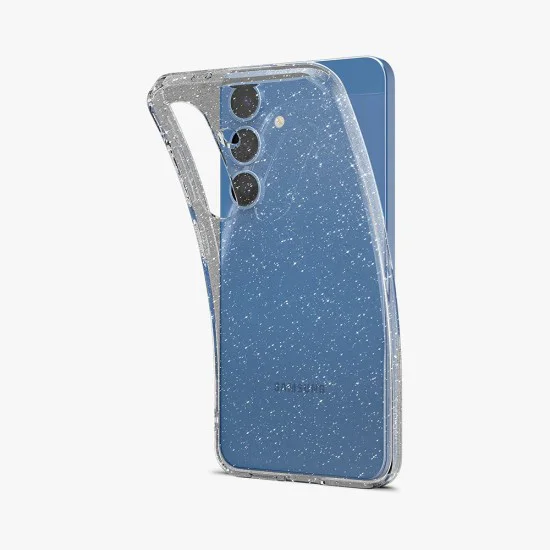 Калъф за Samsung Galaxy S25 - Spigen - Liquid Crystal Glitter - Crystal Quartz