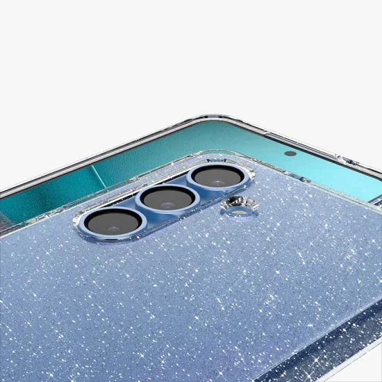 Калъф за Samsung Galaxy S25 - Spigen - Liquid Crystal Glitter - Crystal Quartz