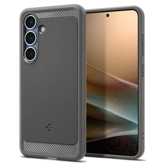 Калъф за Samsung Galaxy S25 - Spigen - Rugged Armor MagSafe - Marble Grey