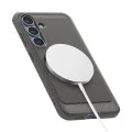 Калъф за Samsung Galaxy S25 - Spigen - Rugged Armor MagSafe - Marble Grey