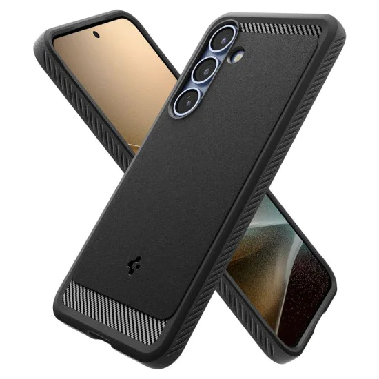 Калъф за Samsung Galaxy S25 - Spigen - Rugged Armor MagSafe - Matte Black