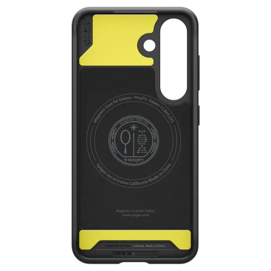 Калъф за Samsung Galaxy S25 - Spigen - Rugged Armor MagSafe - Matte Black
