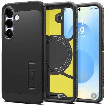 Калъф за Samsung Galaxy S25 - Spigen - Tough Armor MagSafe - Черен