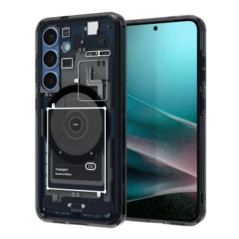 Калъф за Samsung Galaxy S25 - Spigen - Ultra Hybrid Zero One MagSafe - Черен
