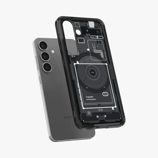 Калъф за Samsung Galaxy S25 - Spigen - Ultra Hybrid Zero One MagSafe - Черен