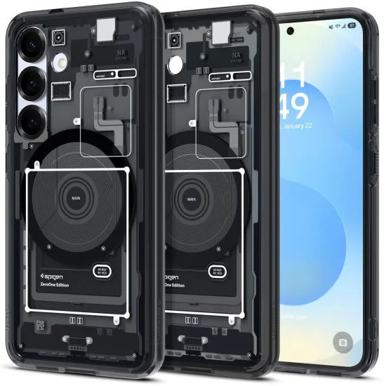 Калъф за Samsung Galaxy S25 - Spigen - Ultra Hybrid Zero One MagSafe - Черен
