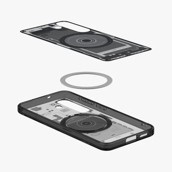 Калъф за Samsung Galaxy S25 - Spigen - Ultra Hybrid Zero One MagSafe - Черен