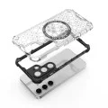 Калъф за Samsung Galaxy S25 - Techsuit - HoneyComb Shield MagSafe - Черен