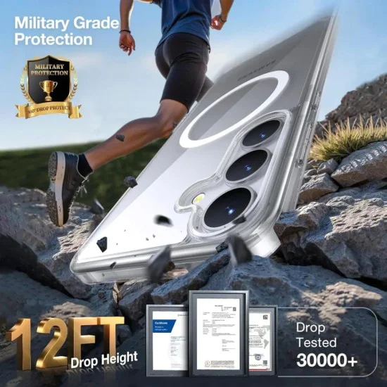 Калъф за Samsung Galaxy S25 - Torras Guardian Magnetic Series - Clear