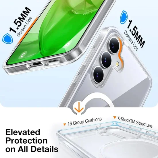 Калъф за Samsung Galaxy S25 - Torras Guardian Magnetic Series - черен
