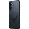 Калъф за Samsung Galaxy S25 - Torras Ostand Spin Series - черен