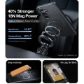 Калъф за Samsung Galaxy S25 - Torras Ostand Spin Series - черен