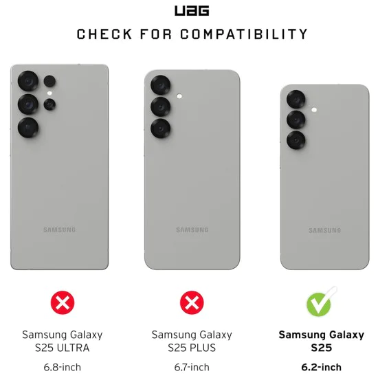 Калъф за Samsung Galaxy S25 - UAG - Plasma XTE MagSafe - Ash Titanium