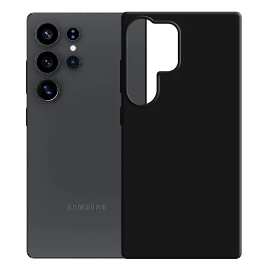 Калъф за Samsung Galaxy S25 Ultra - 3mk - Силиконов Калъф - Черен