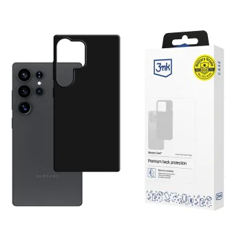 Калъф за Samsung Galaxy S25 Ultra - 3mk - Силиконов Калъф - Черен