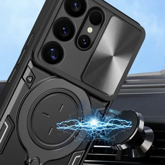 Калъф за Samsung Galaxy S25 Ultra - CamGuard Pro - Лилав