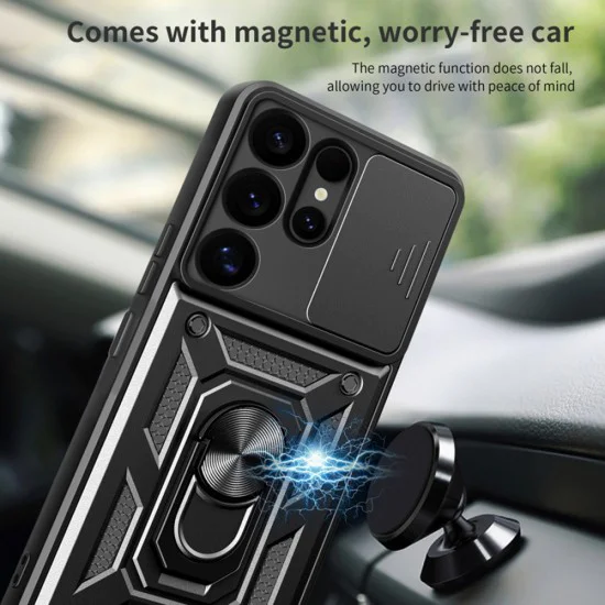 Калъф за Samsung Galaxy S25 Ultra - CamShield Series - зелен
