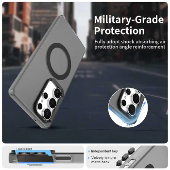 Калъф за Samsung Galaxy S25 Ultra - CandyCase MagSafe - черен