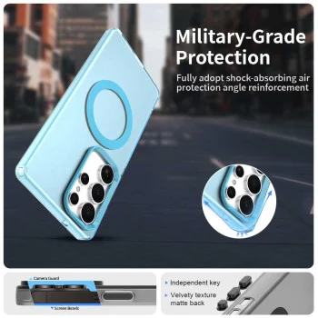 Калъф за Samsung Galaxy S25 Ultra - CandyCase MagSafe - син